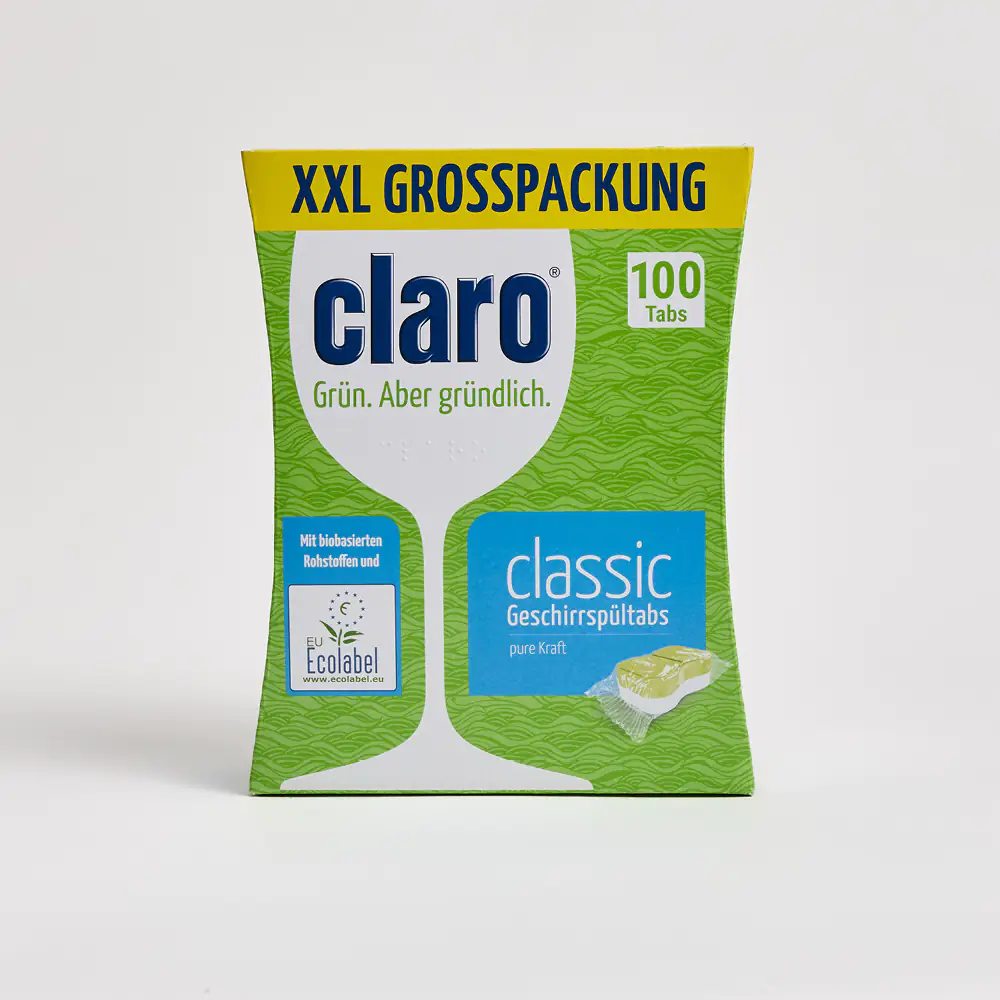 claro Classic Tabs - Grün. Aber gründlich.