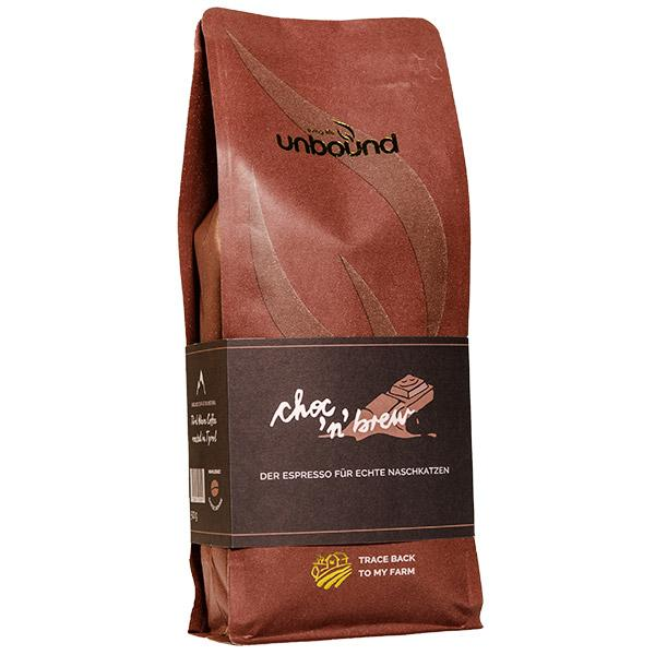 unbound Choc'n'brew - Kräftige Espresso Kaffeemischung
